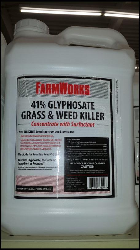 FarmWorks 1 gal. 41% Glyphosate Grass and Weed Killer Concentrate at  Tractor Supply Co.