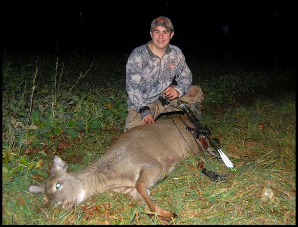 Matt was the last holdout. He was really proud of this big mature doe. So was Dad.