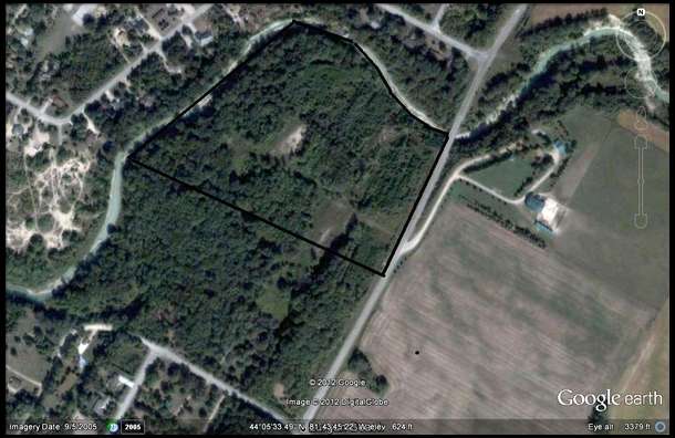 Google view of 25 acres