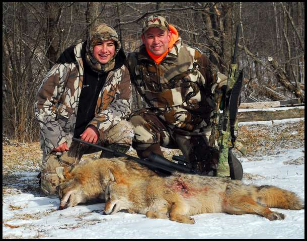 A very cold day, but what fun. We took this doublt in early March. It was 5 degrees that day.