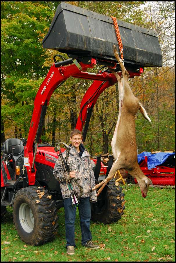The X10.55 worked great for hanging the deer too!