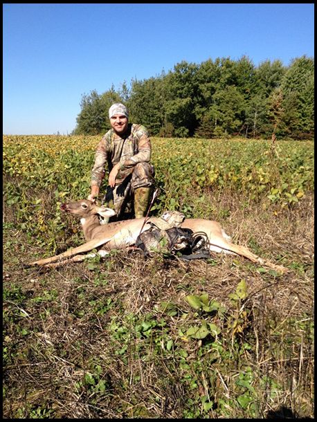 Very first hunt and first deer to fall on the new farm